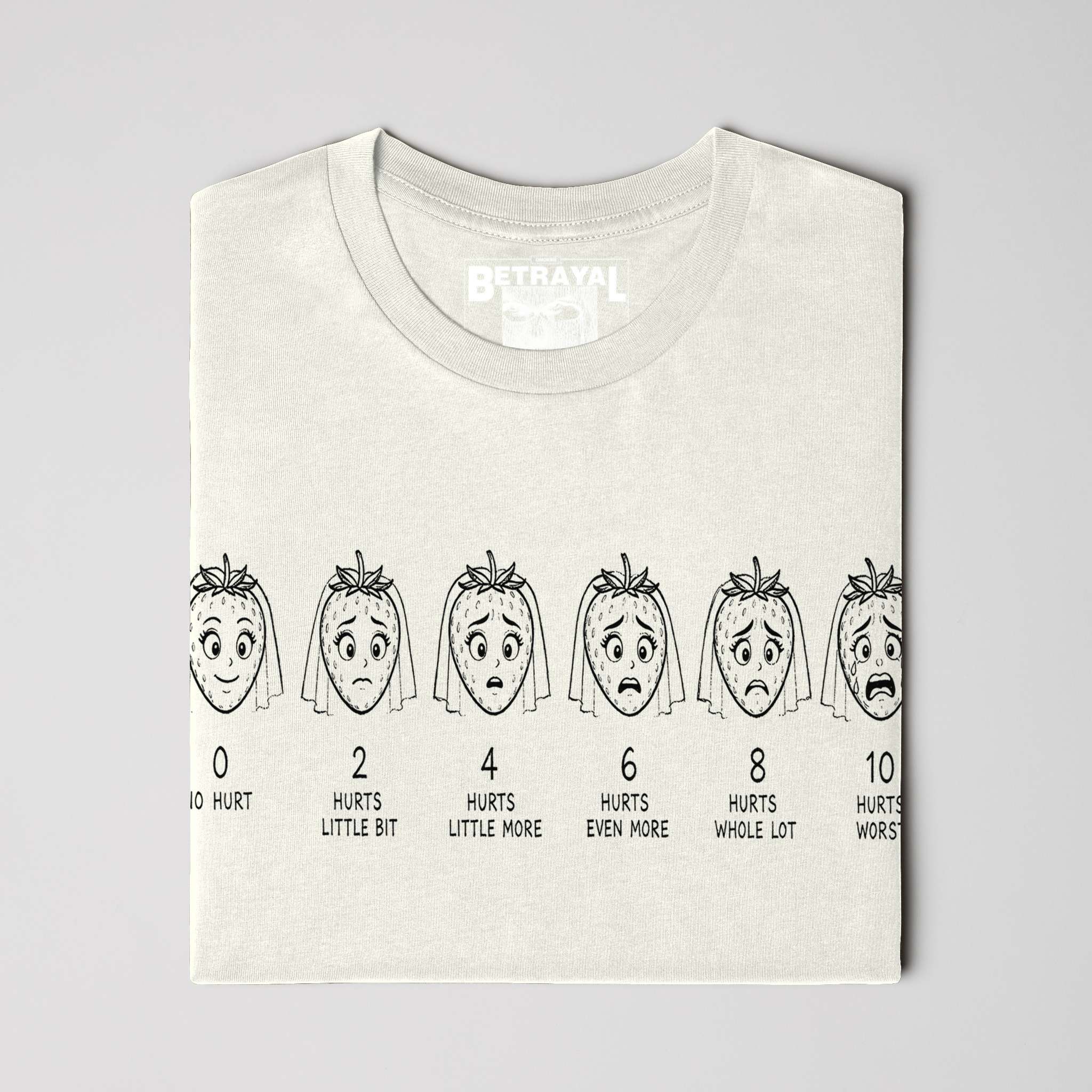 wong baker strawberries heavyweight tee