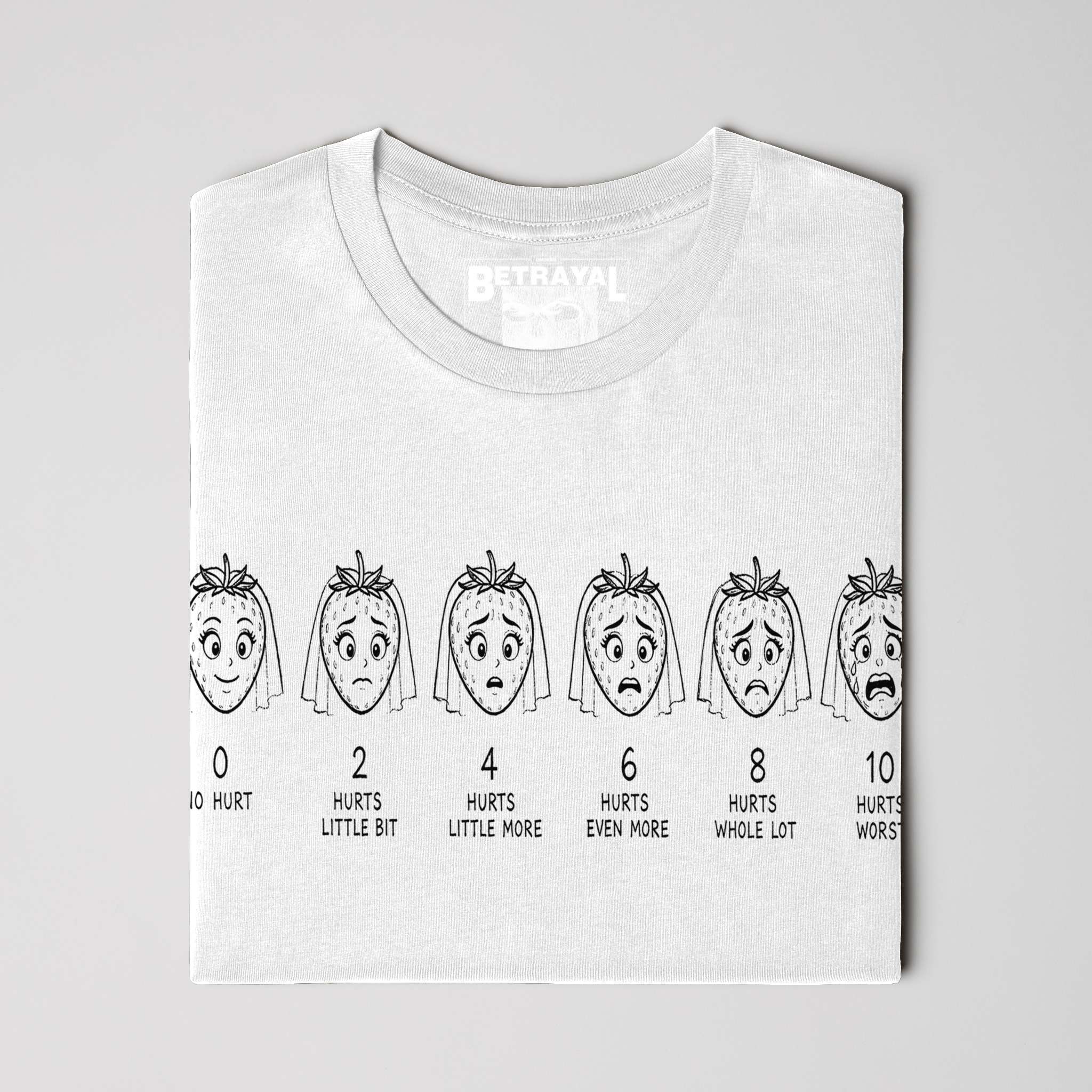 wong baker strawberries heavyweight tee